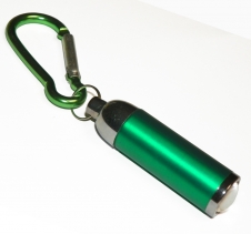 Tiny Green Pocket Light Torch Adjustable Beam Width LED. Batteries included Tackle Accessories