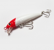 3 Gram Shallow Diving Lure White Red Hard Body Fishing Lures