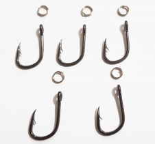 Fishing Lure Hooks & Rings 5 Pack Size 2 Hooks Replace trebles with standard hooks Hooks, Jig Heads, Sinkers & Swivels