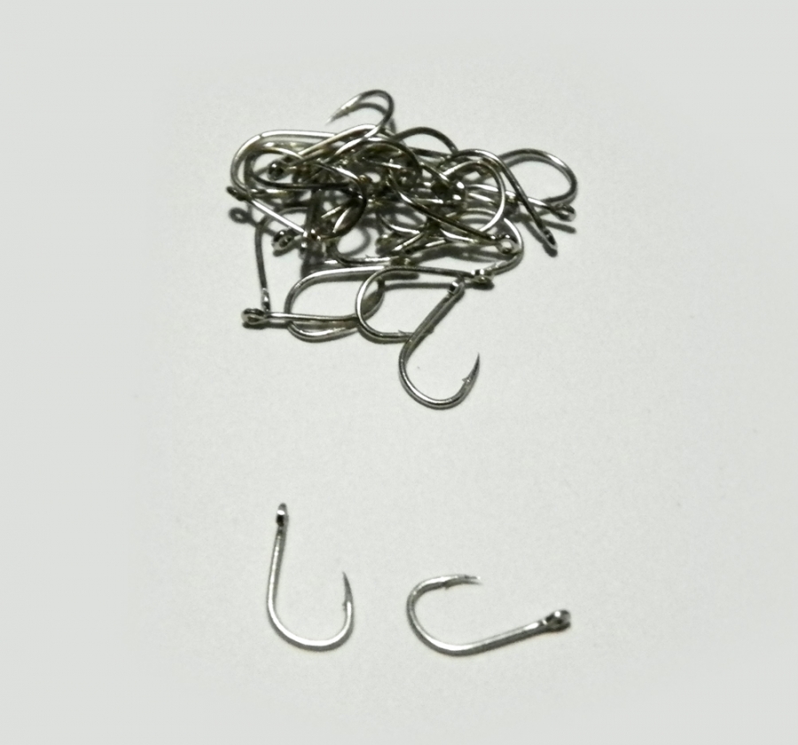 Pack of 40 Fishing Hooks - Size 12 (Very Small) 10mm for $2.25 AUD