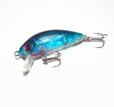 3 Gram Shallow Diving Lure Transparent Blue Hard Body Fishing Lures